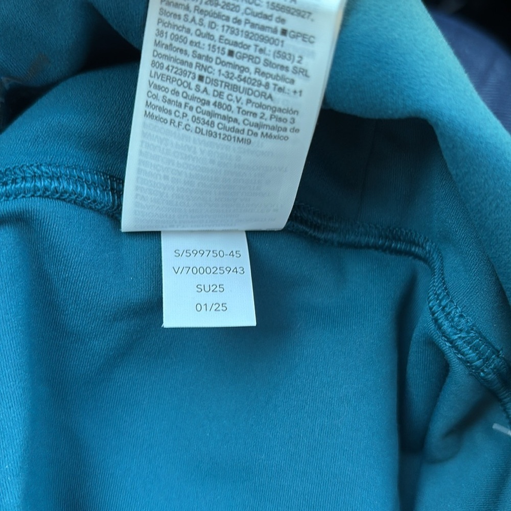 NWT Ultra High Rise Elation 7/8 Coastal Teal Tights Size XS - Picture 5 of 7
